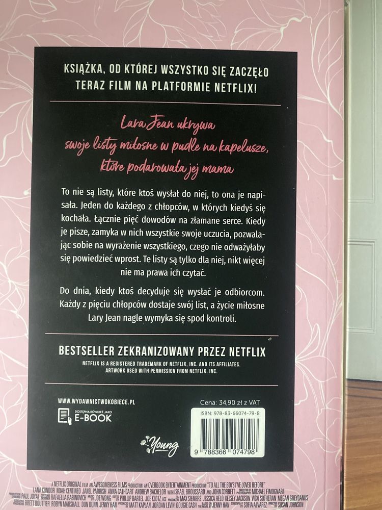 Seria książek ,,Do wszystkich chłopców , których kochałam "