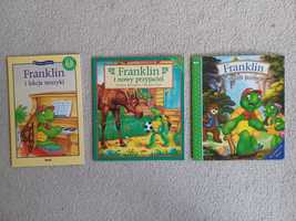 Franklin - 3 książeczki + zeszyt z naklejankami