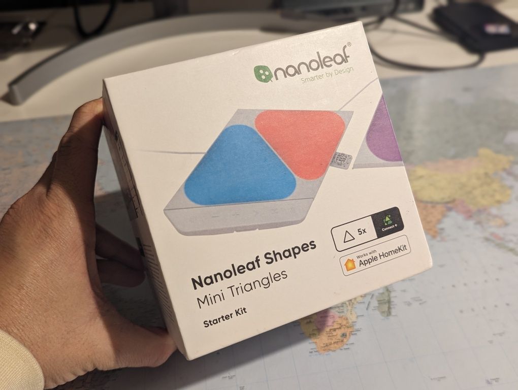 Nanoleaf Shapes Mini Triangles Starter Kit - x5 (SELADO)