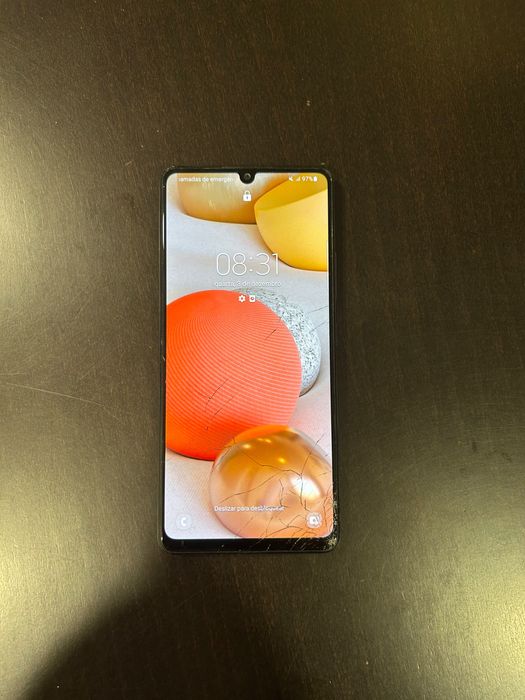 Samsung Galaxy A42 5G - 128GB - Ecrã partido - Liga e touch OK