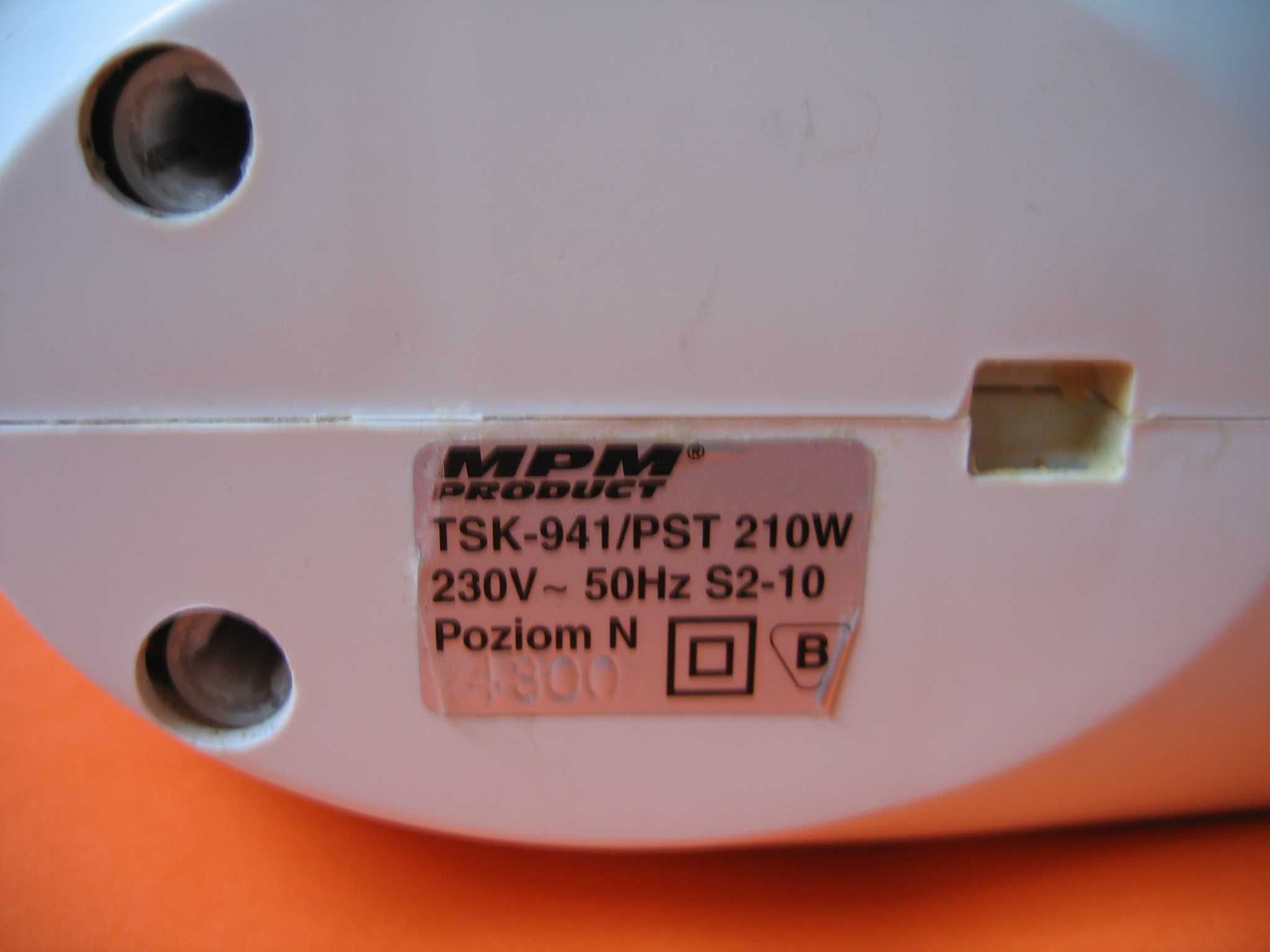 Robot kuchenny

MPM 
TSK-941/PST
210W - stan bardzo dobry