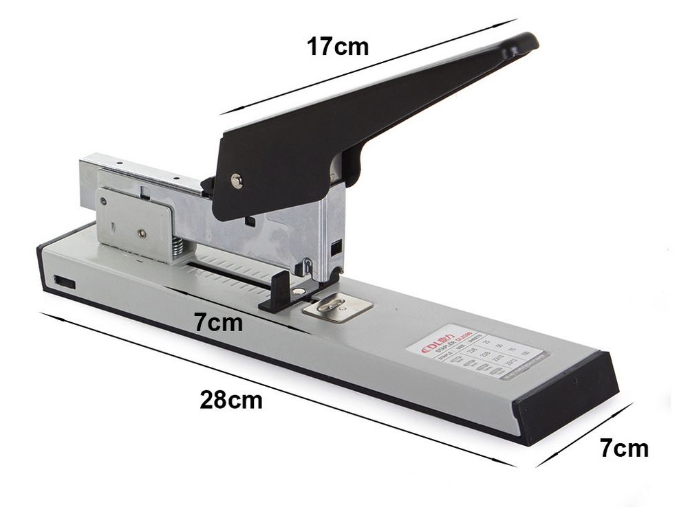 Zszywacz Biurowy Do Papieru Duży Solidny Metalowy