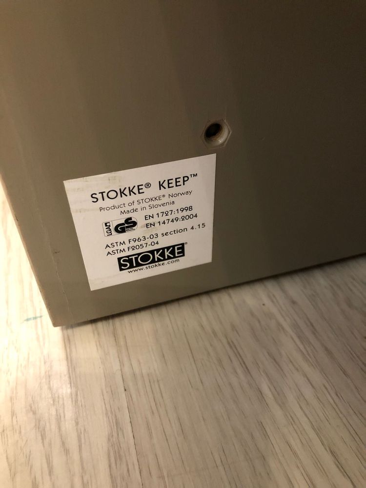 STOKKE KEEP Komplet mebli regal i szafa