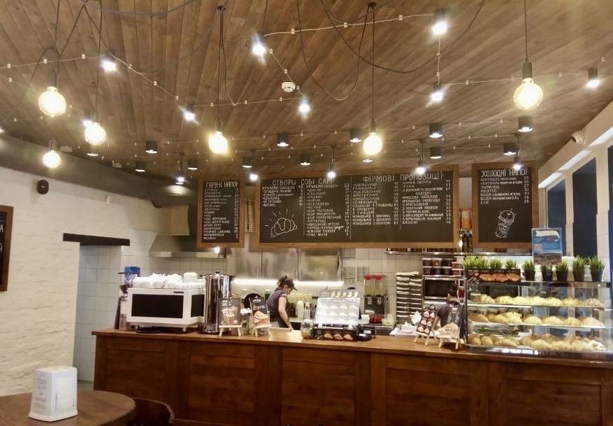 Фасад Кафе 115 м2, вул. Софіївська,4, Майдан Незалежності, Хрещатик