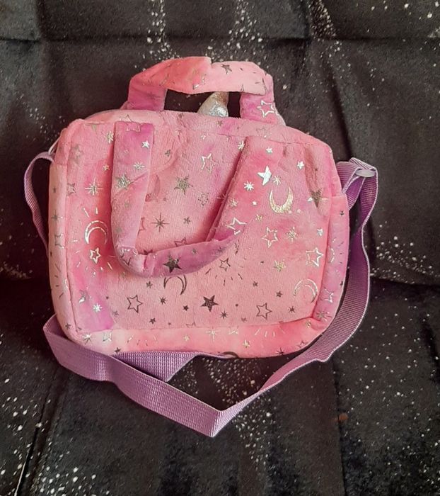 Torebka dziewczęca Jednorożec/pluszowa