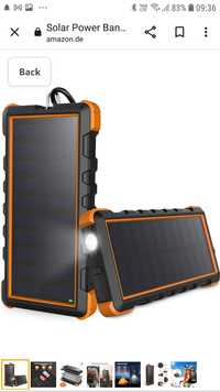 Solar power bank iclever