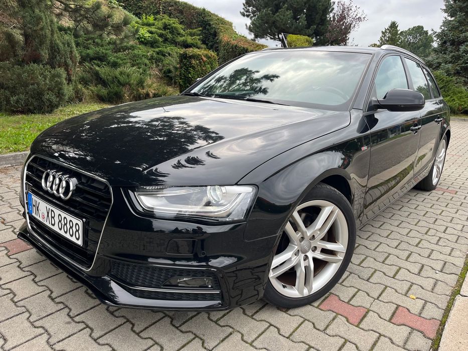 Audi A4 2xS-LINE Webasto Kamera 2xPDC Skóra Bang&Olufsen Navi IDEAŁ z Niemiec