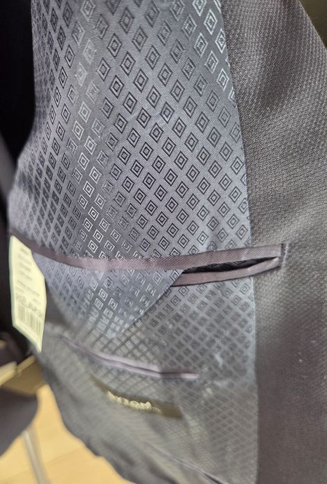 Garnitur Bytom granatowy