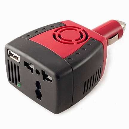 Conversor Inversor carro 12v para 220v 150w computador Telemovel NOVO