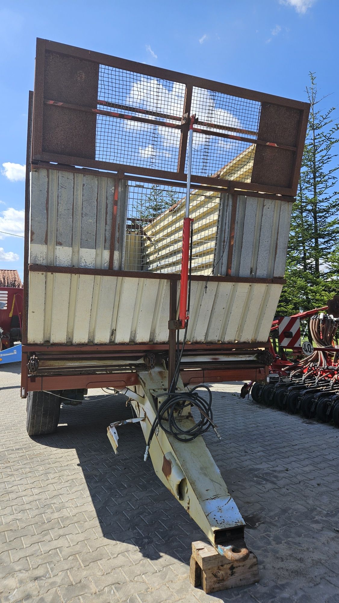 Przyczepa objętościowa rozrzutnik Annaburger Fortschritt 30m Transport