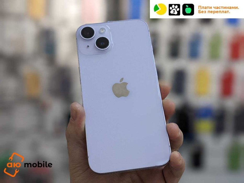 Телефон Iphone 14 128Gb Purple віртуальні сімки Неверлок