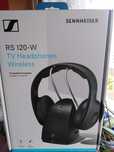 Słuchawki bezprzewodowe nauszne. SENNHEISER 120-WSennheiser RS120 _120