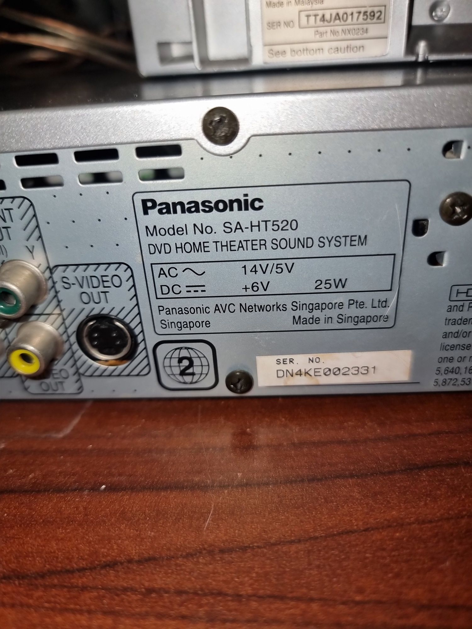 Zestaw Kina Domowego Panasonic SA-HT520