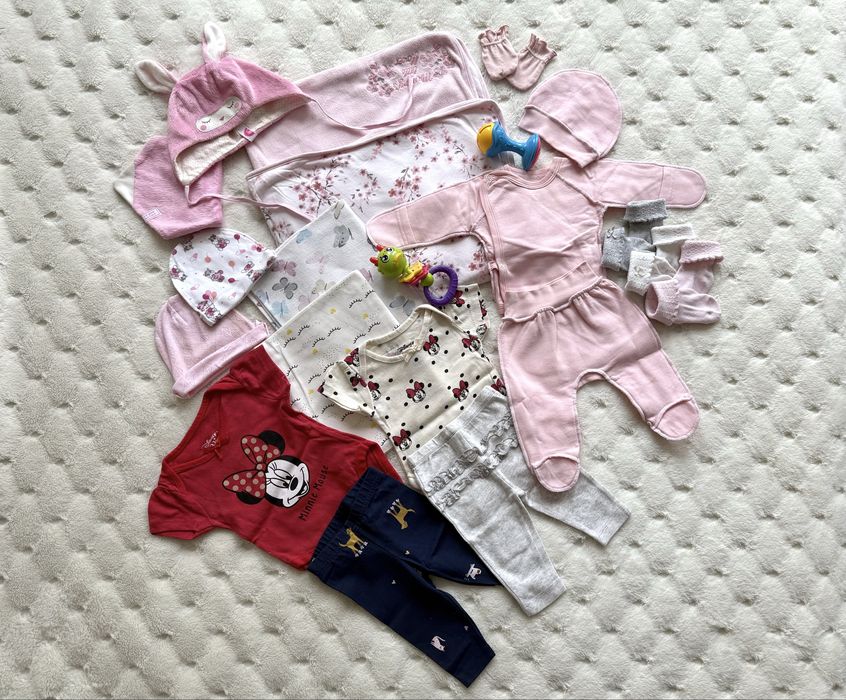 Комплект одягу 0-3 міс. Плед, конверт, ковдра в дитяче ліжечко