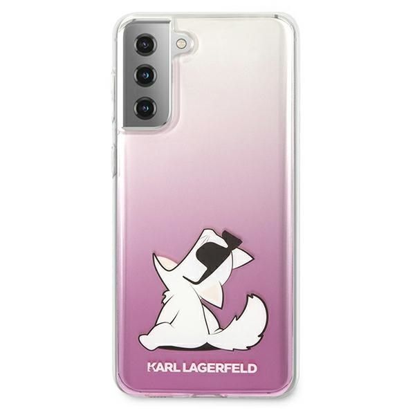 Karl Lagerfeld Etui na Telefon Samsung S21+ G996 Choupette Fun Pink