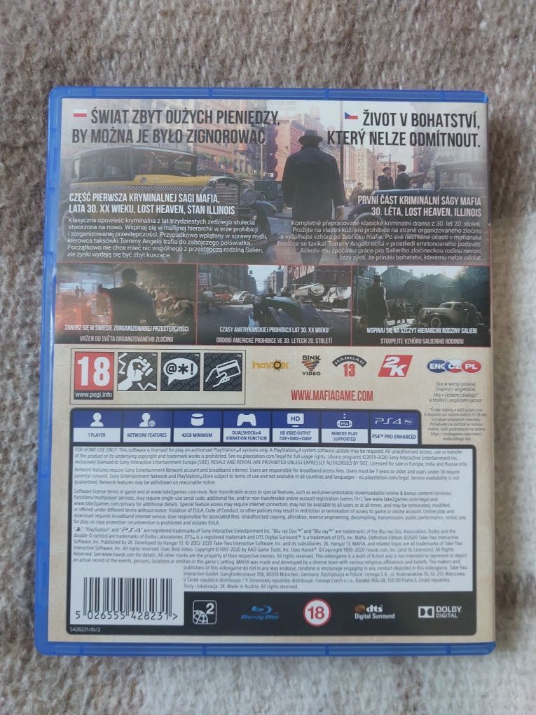 Mafia definitive edition ps4