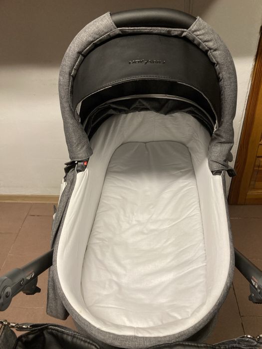 Wózek BEBETTO HOLLAND 2w1 / 3w1 / 4w1 Isofix Szary