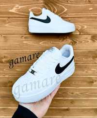 Damskie Nike Air Force biało czarne