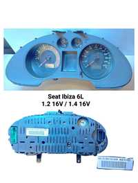 Quadrante / Mostrador / Conta Kilometros - Seat Ibiza 6L - 1.2 / 1.4