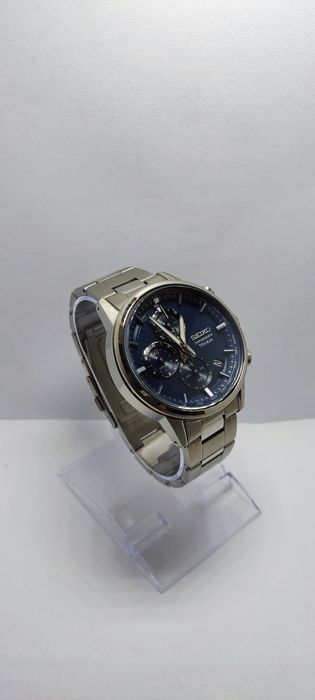 #85*Seiko Chronograph Titanium SSB387P1