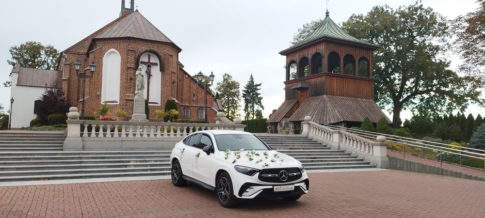 Auto do ślubu Mercedes GLC Coupe CLA GLA Radom Kielce Grójec Warszawa