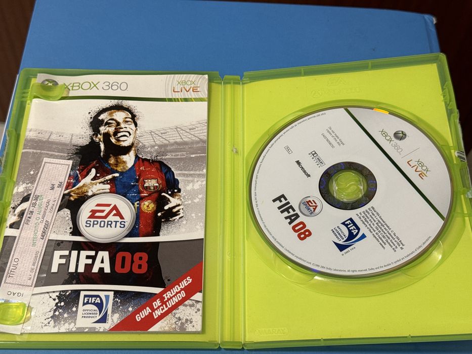Jogos Oficiais XBOX 360 (Fifa 08 e Forza Motorsport4)