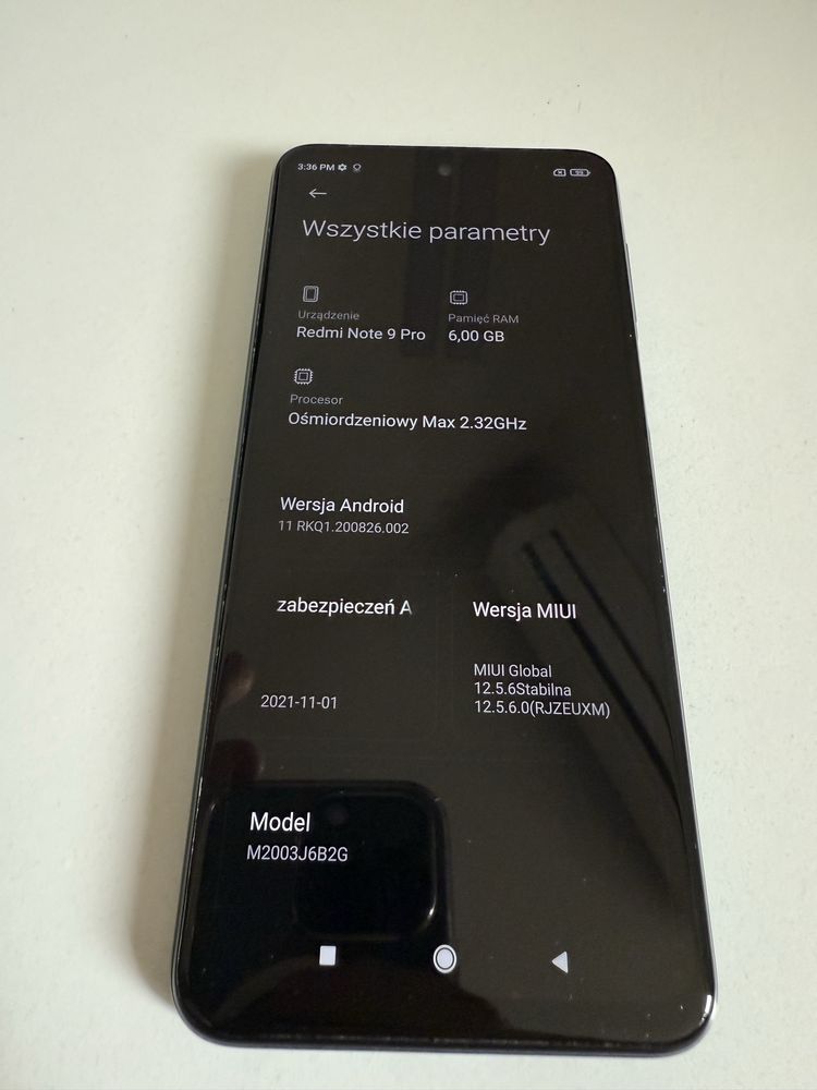 Xiaomi Redmi Note 9 Pro 64gb Blue Idealny