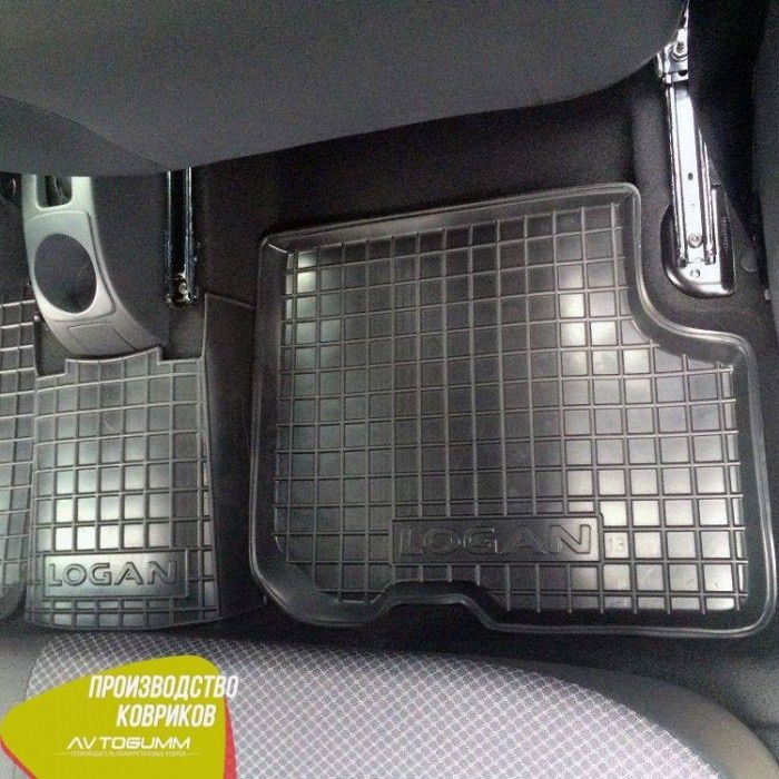 Авто коврики в салон Renault Logan Dacia Logan 2013-2021 и Багажник