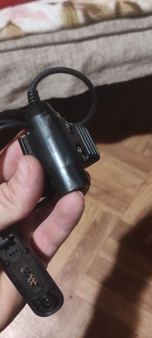 кнопка РТТ PTT  для активних навушників під рації Motorola
