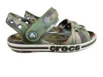 Crocs sandałki rozmiar C10 czyli 27-28 moro zielone chłopiec