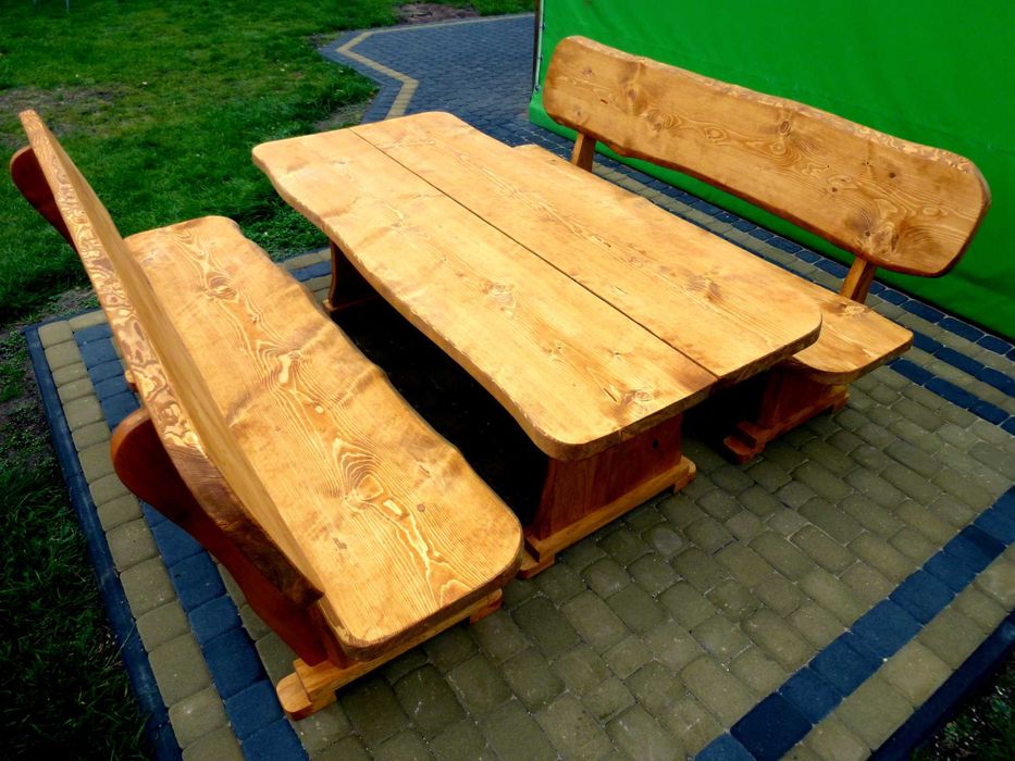 Meble ogrodowe drewniane huśtawka dostawa cały kraj wysyłka za granice