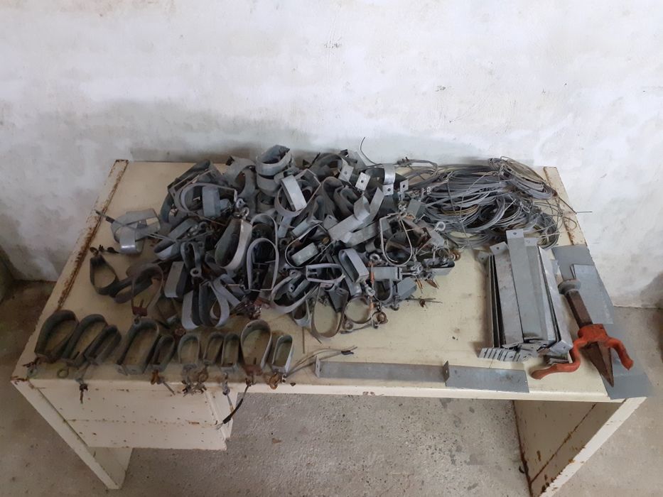 Tubos de ventilação,quadro de sondas e sondas