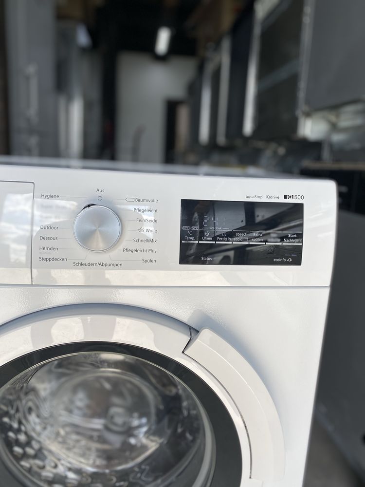 Вузька пральна машина Siemens WS12T440/04 | Німеччина, 6 кг, iSensoric
