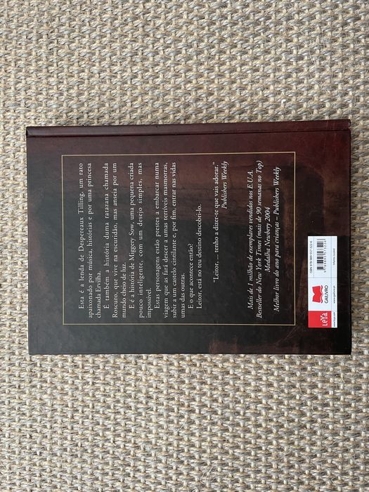 A Lenda de Despereaux - Kate DiCamillo (capa dura)