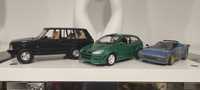 1/24 land Rover Ford focus Burago 1/25 Lancia stratos polistil