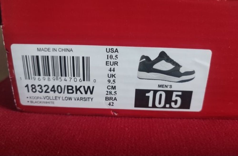 Męskie buty Skechers Koopa-Volley Low Varsity r.42 oryginalne okazja