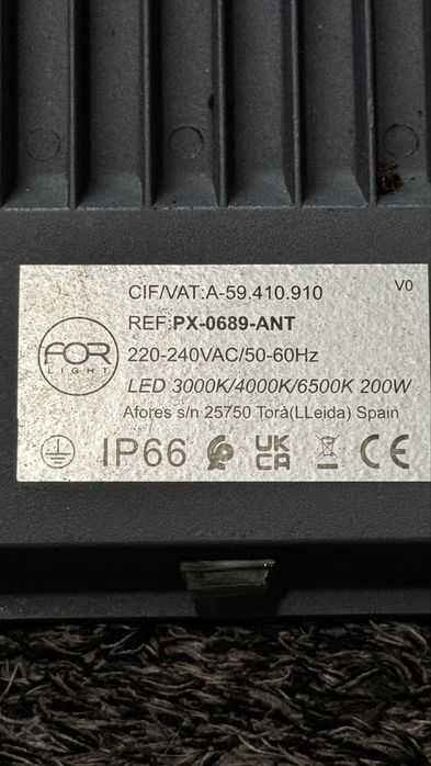 Iluminação em led de 200w grande capacidade de iluminação