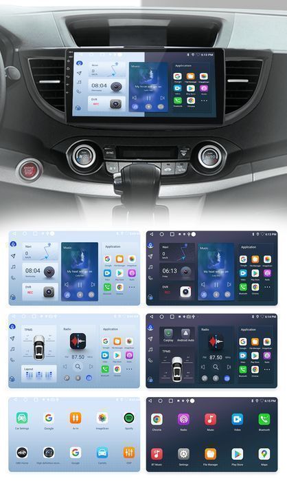 Radio nawigacja Honda CRV CR-V 2012 - 2016 Android Carplay 8GB 256GB A