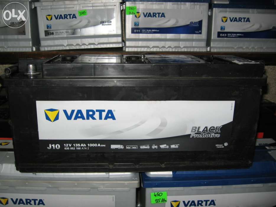 Akumulator VARTA 135Ah 1000Ah FENDT JOHN DEERE Newholland J10