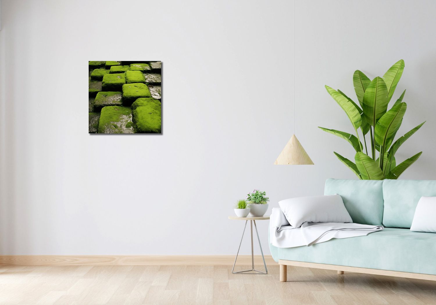 Obraz 50x50cm Zielona Mozaika