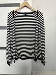 Sweterek w paski vintage oldmoney spring scandi