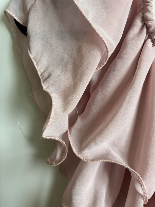 Różowa sukienka hiszpanka