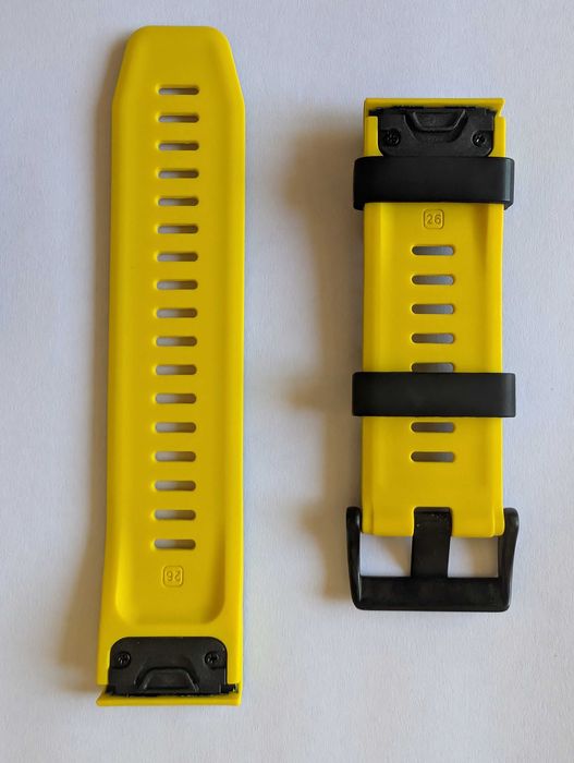 Bracelete Garmin Amarela/Preta 26mm