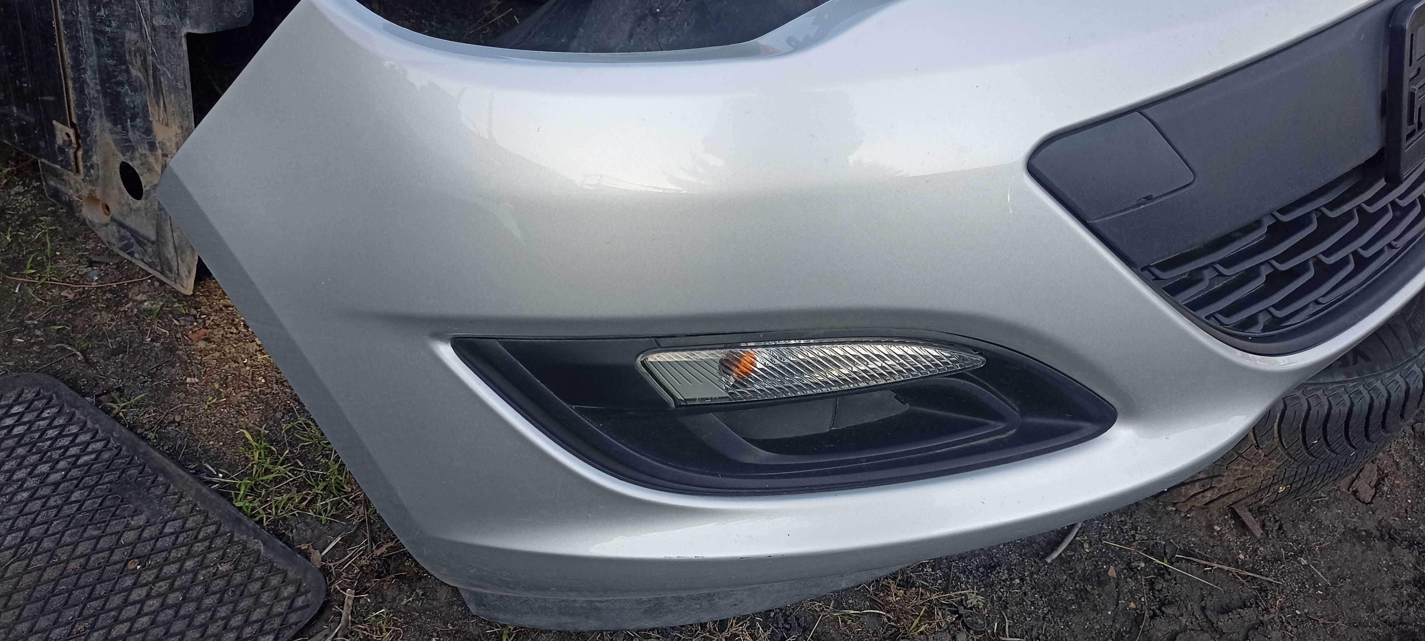 opel astra J zderzak przedni grill kratka halogen hokej  z176