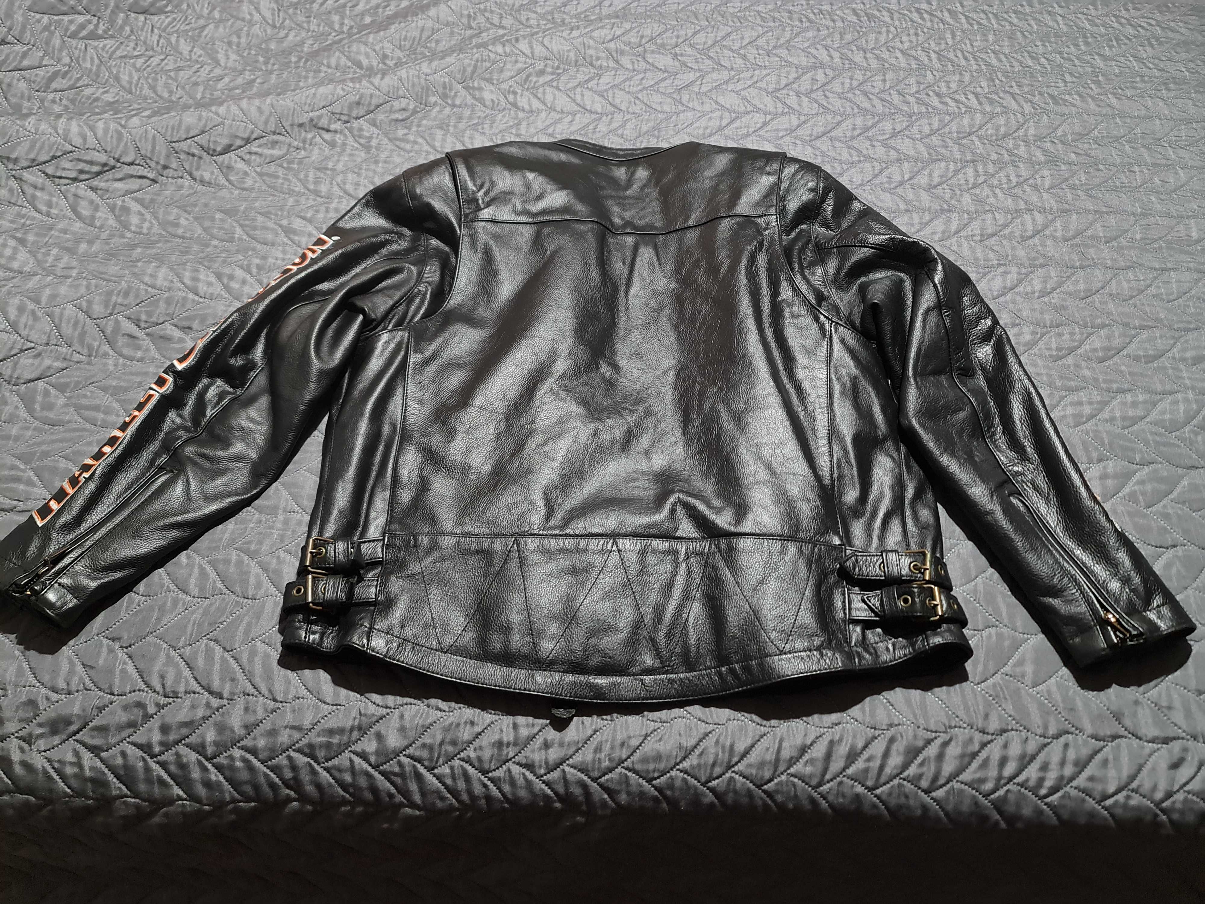 Blusão em pele Harley Davidson