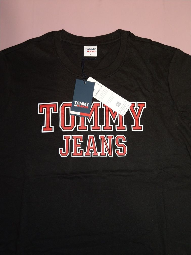 T-shirt męski Tommy Jeans(Tommy Hilfiger).Roz.XL,L.