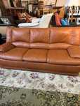 Skórzana sofa z funkcją spania