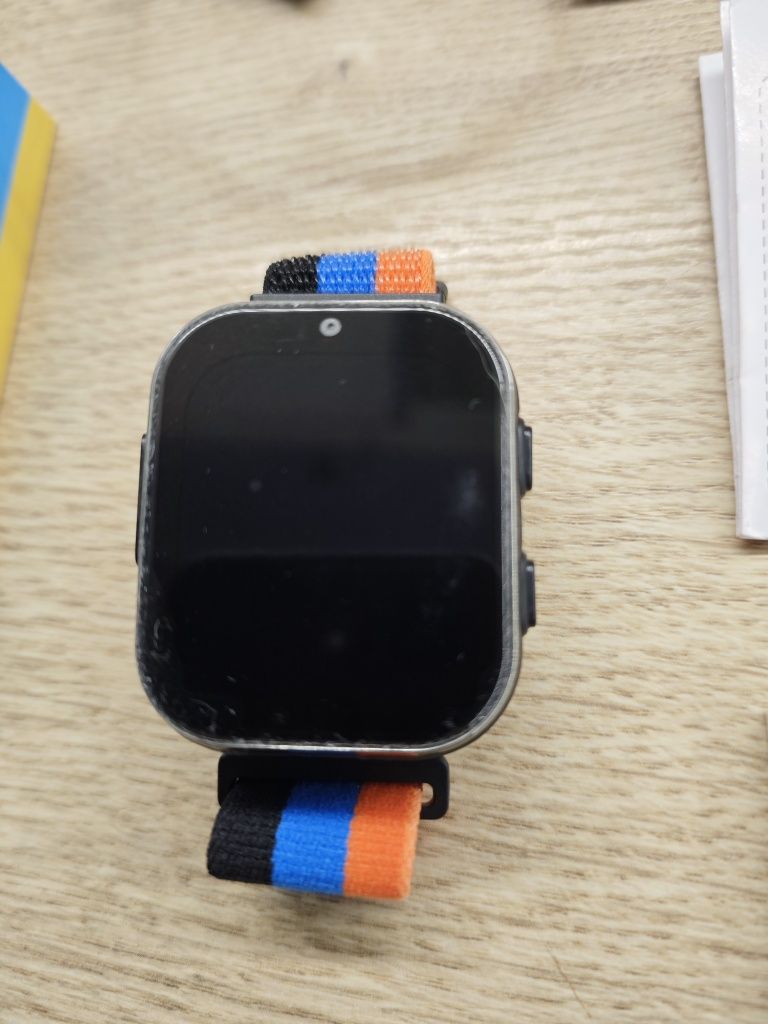 Дитячий смарт годинник Gelius GP-PK008 (Rainbow) з GPS/4G Black
