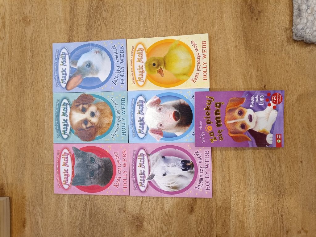Seria książek dla dzieci Magic Molly książki o zwierzętach