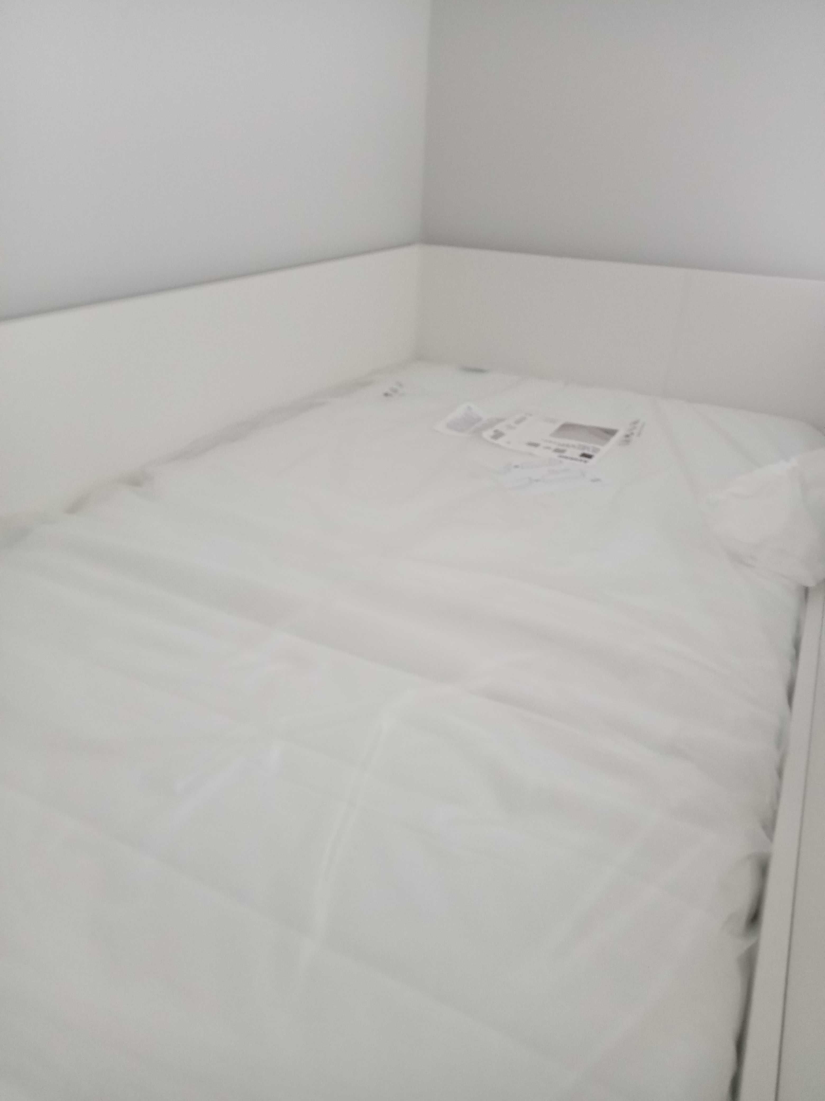 SMÅSTAD
Estr. cama alta c/secr. e arrumação, branco + colchão
